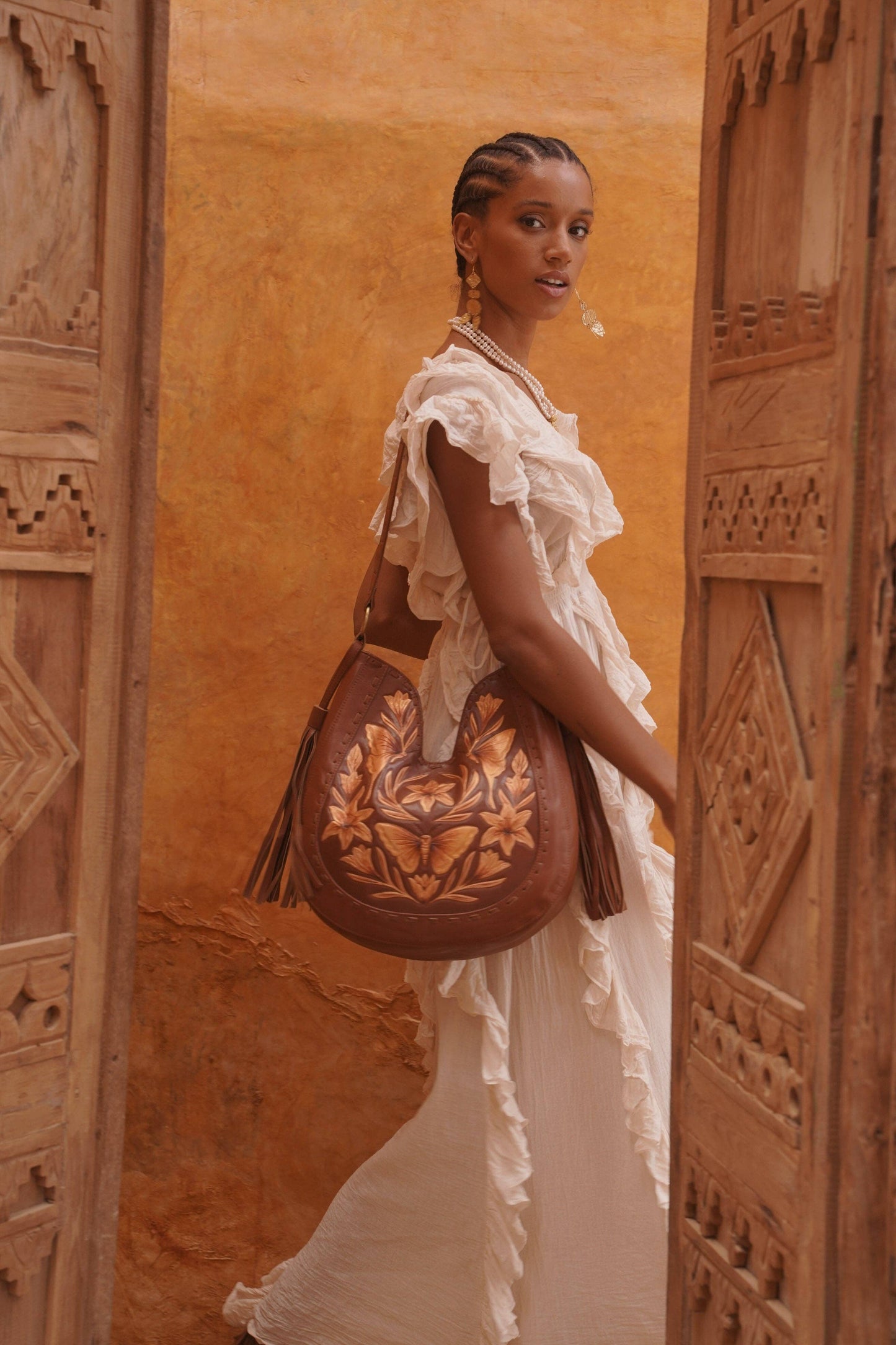 Luna Cleopatra Bag Tobacco/Gold