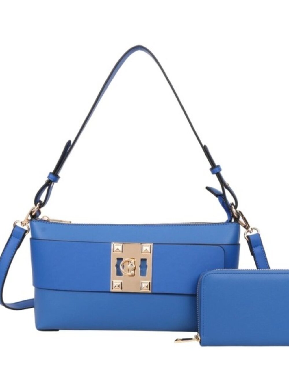 Azure Luxe 2 in 1 Shoulder Bag and wallet set