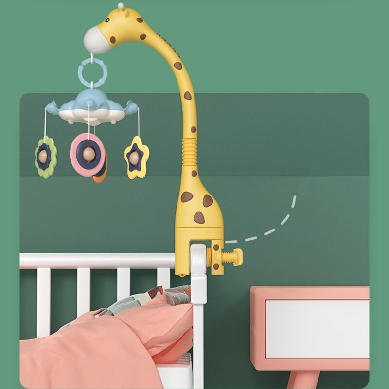 Baby Rattle Mobile Music Box Night Light