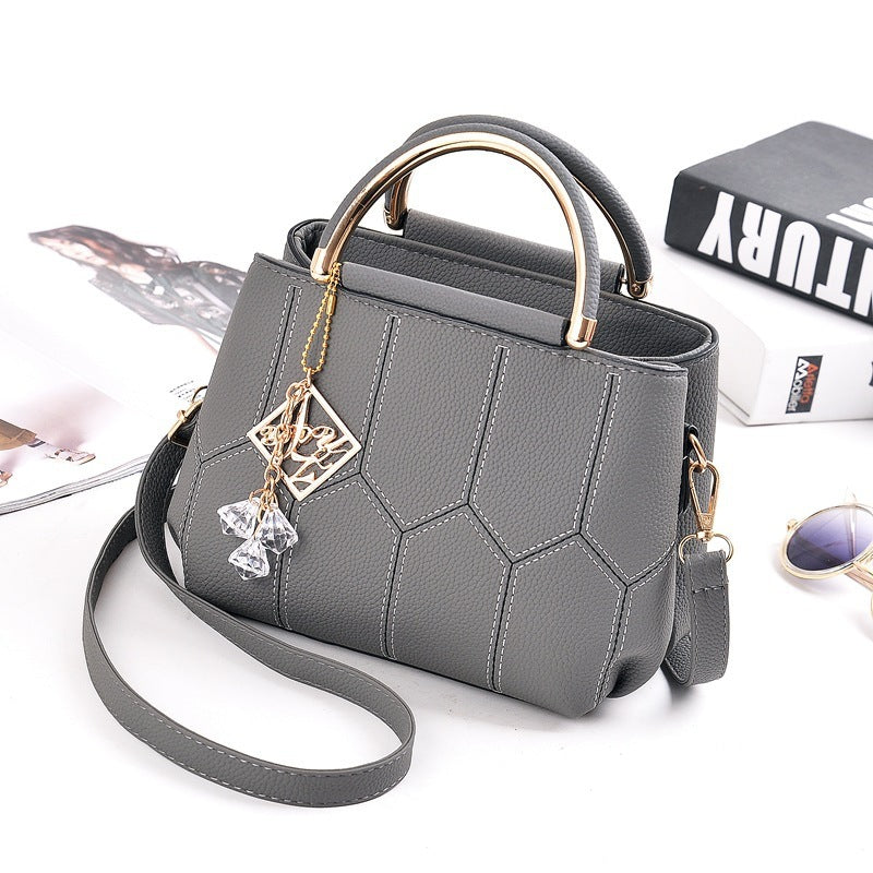 "The Crystal" womens geometric pattern handbag