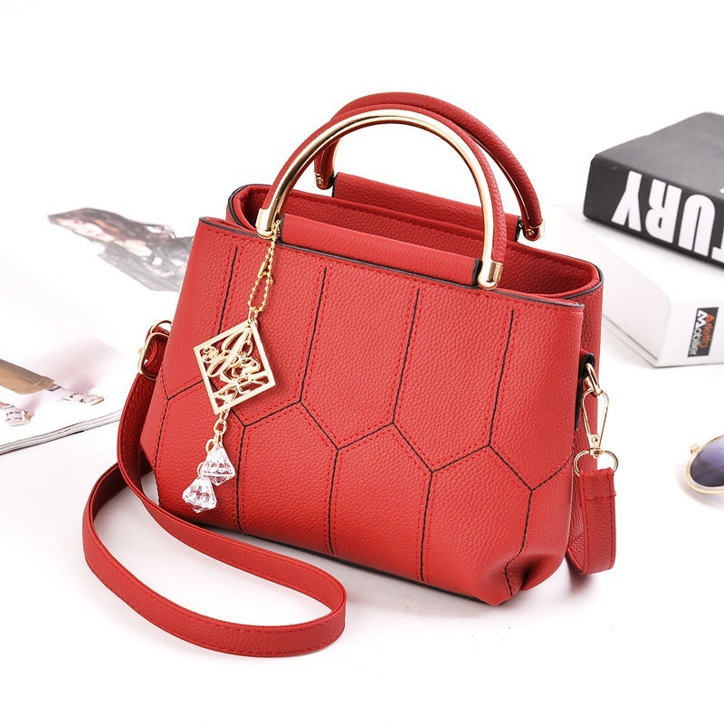 "The Crystal" womens geometric pattern handbag