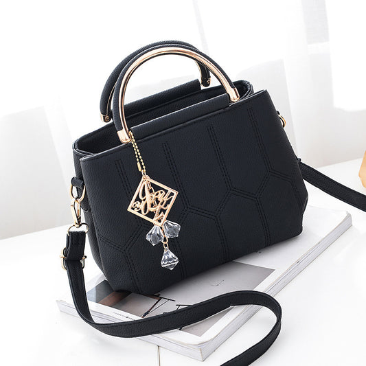 "The Crystal" womens geometric pattern handbag
