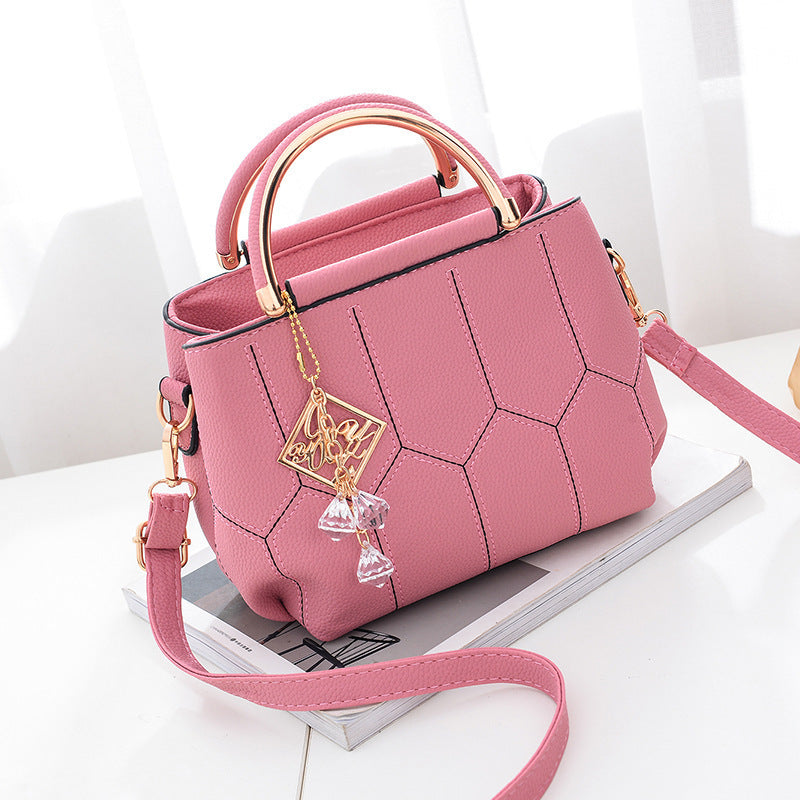 "The Crystal" womens geometric pattern handbag