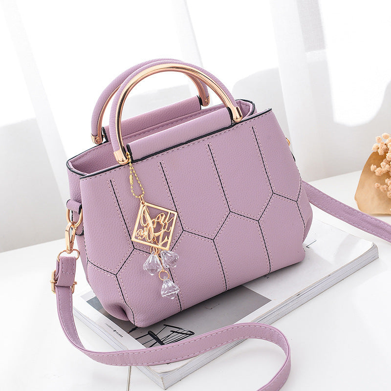 "The Crystal" womens geometric pattern handbag