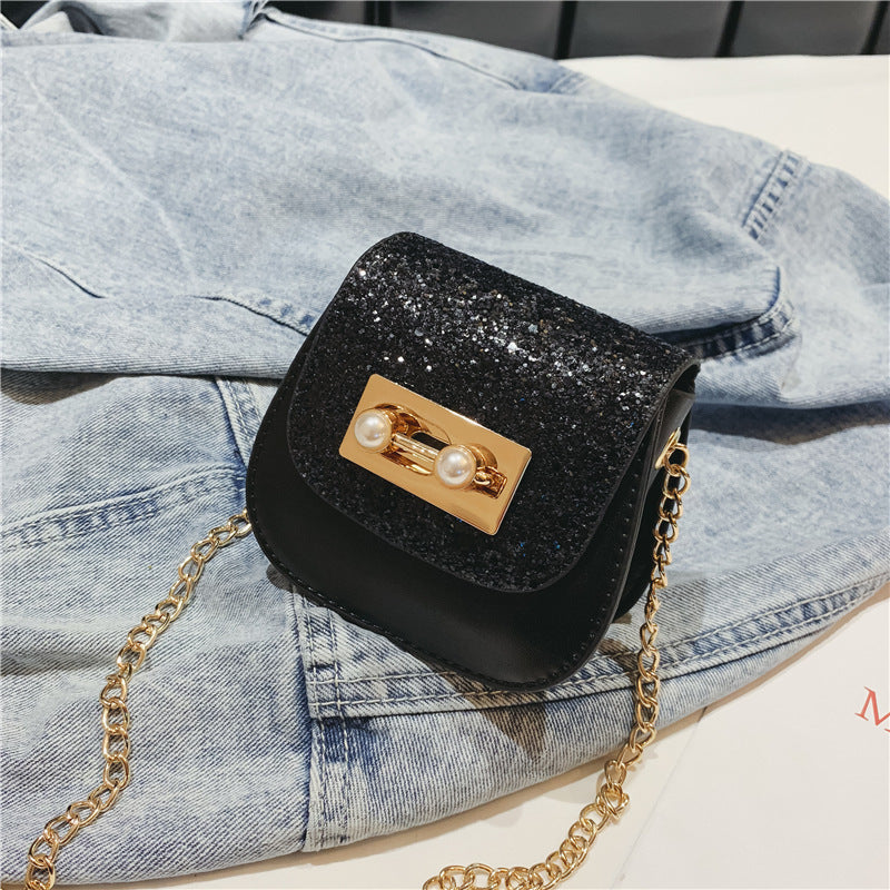The mini all that glitters Sequin handbag
