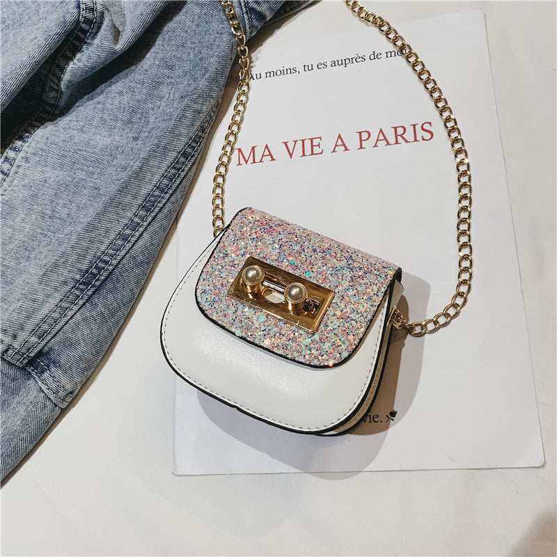 The mini all that glitters Sequin handbag