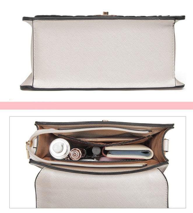 The Hollow Hit Color Handbag All-match Shoulder Bag