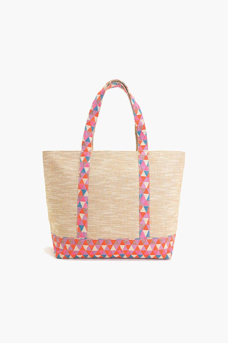 America & Beyond Crab Shell Embelished Boat Tote