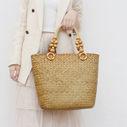 "The Celinia" Straw Retro Handbag