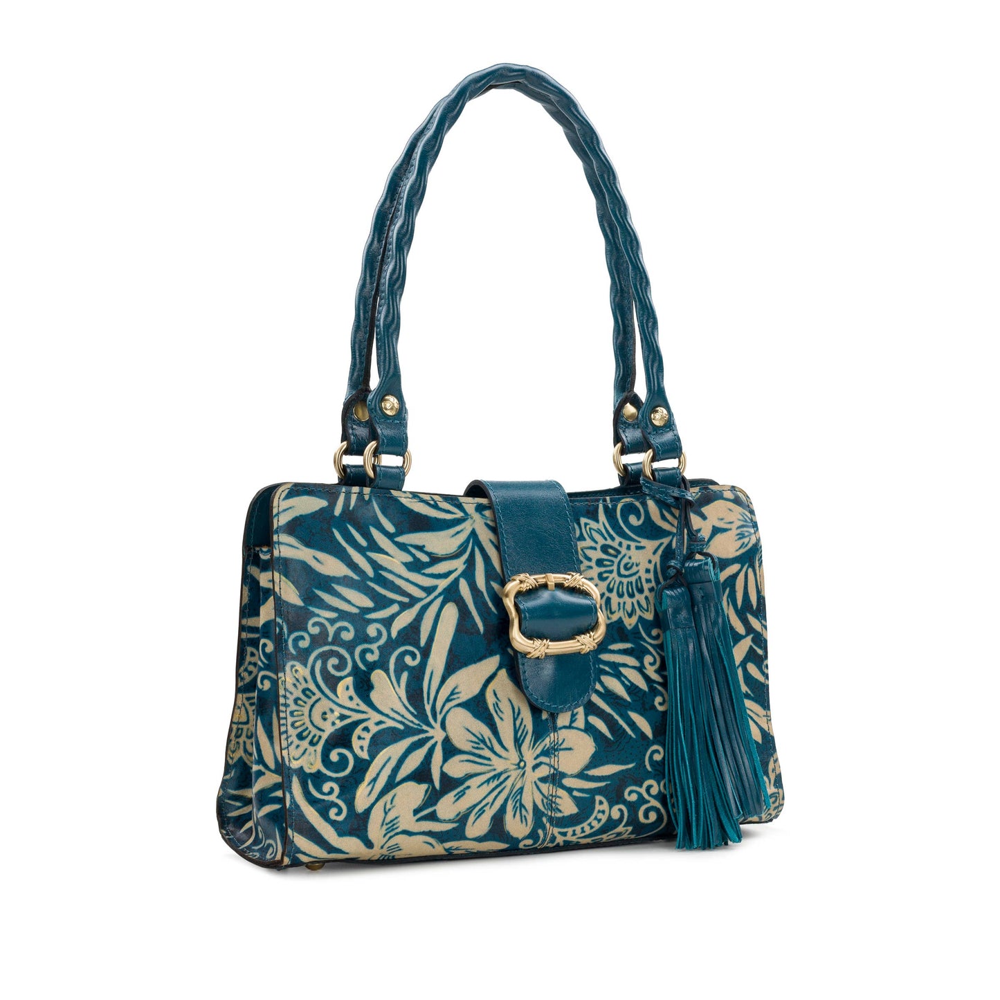 Patricia Nash Violina Satchel - Greek Floral