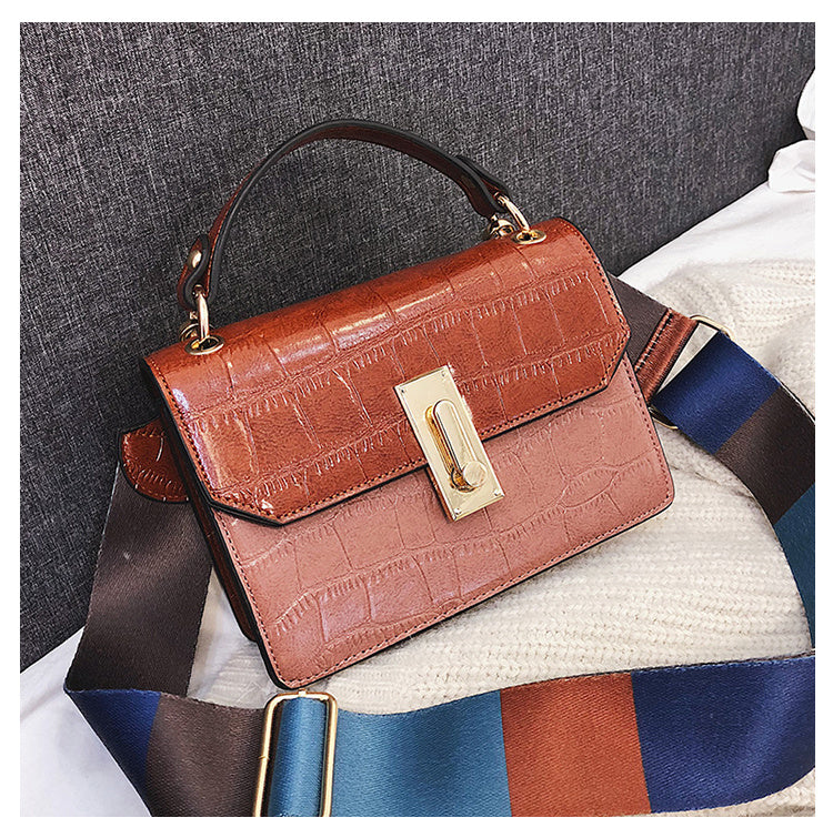 Crossbody Handbag with broad strap
