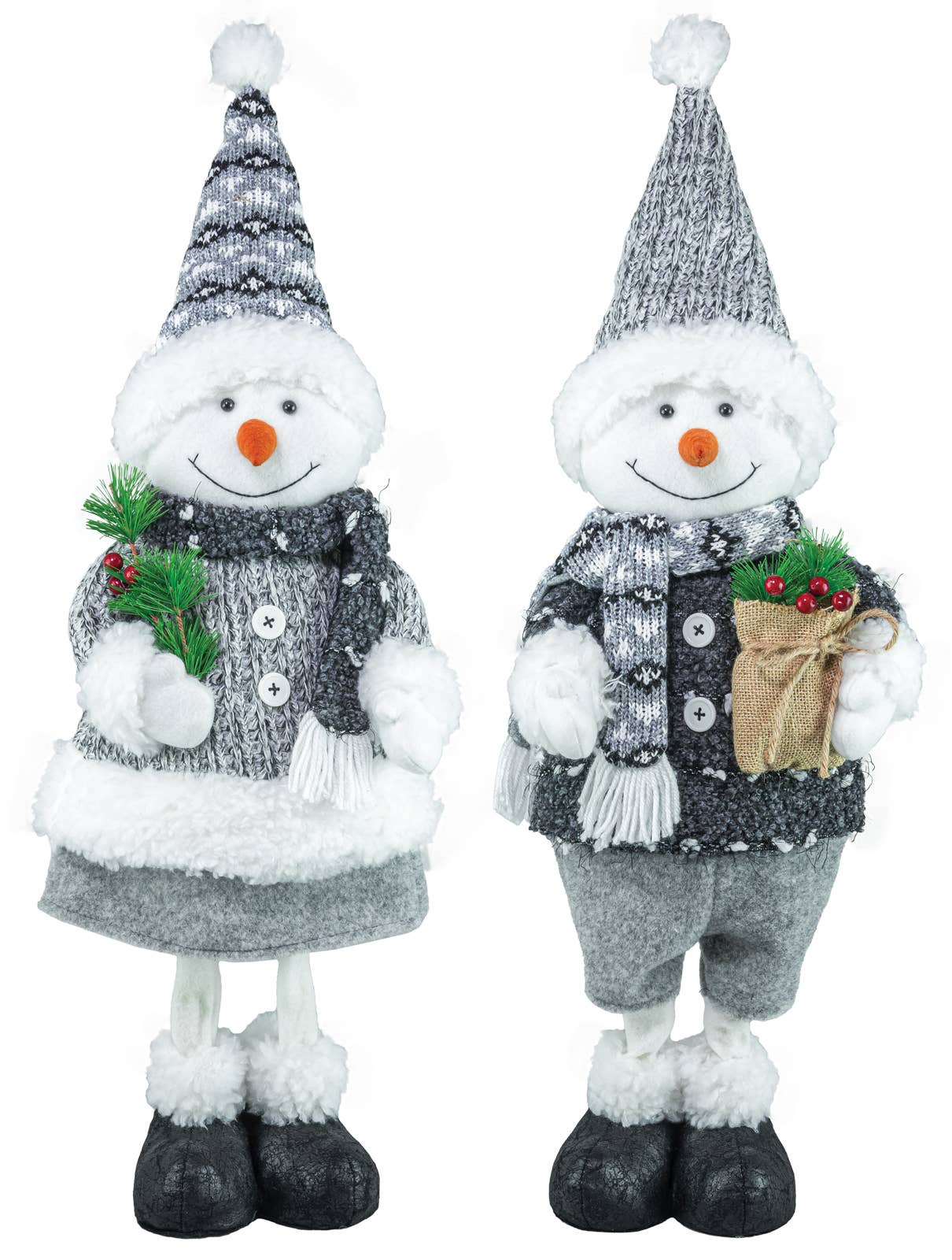 MIDNIGHT SNOWMAN STANDER 2 ASSORTED