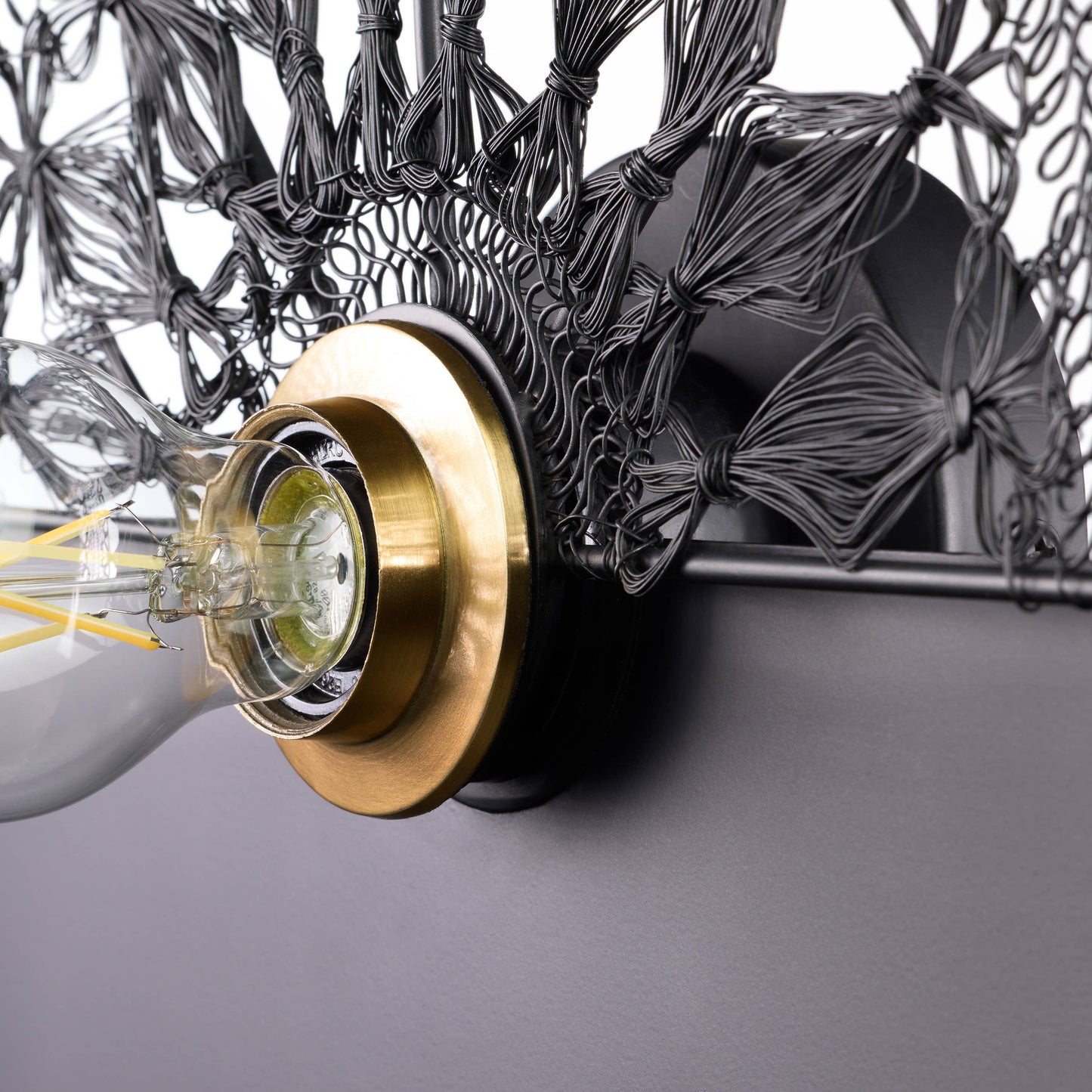 24"H Modern Black Indoor Plug In Wall Sconce