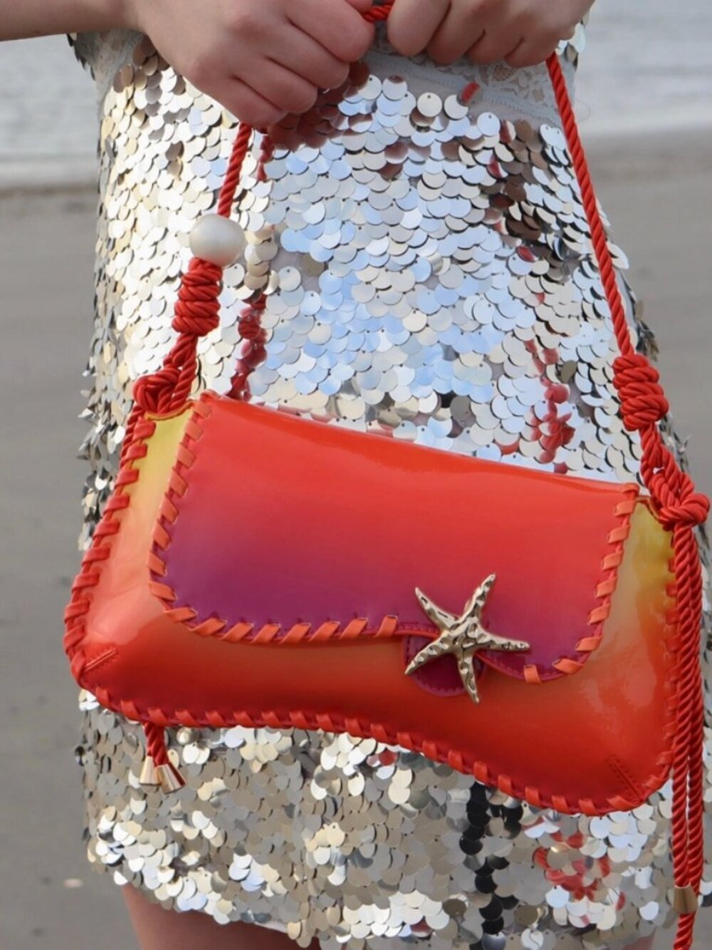 Eternal Afterglow Sunset Shoulder Bag Sunset Ombre