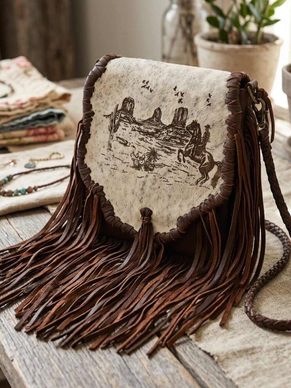 American Darling Desert Fringe Crossbody Bag