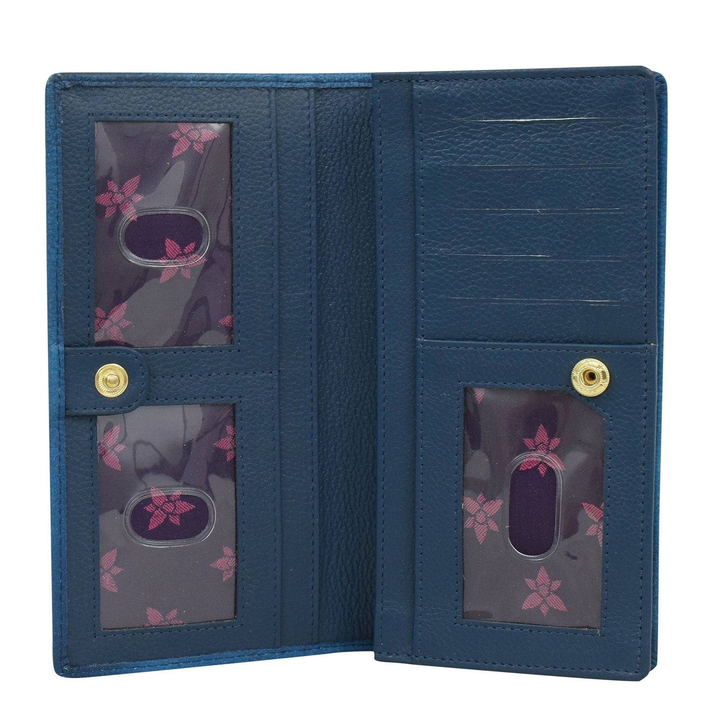 Anuschka Clutch Wallet - 1785 Western Longhorn design