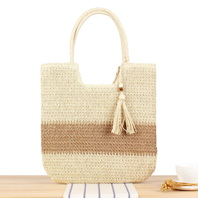 "The Vacationer" Woven handbag