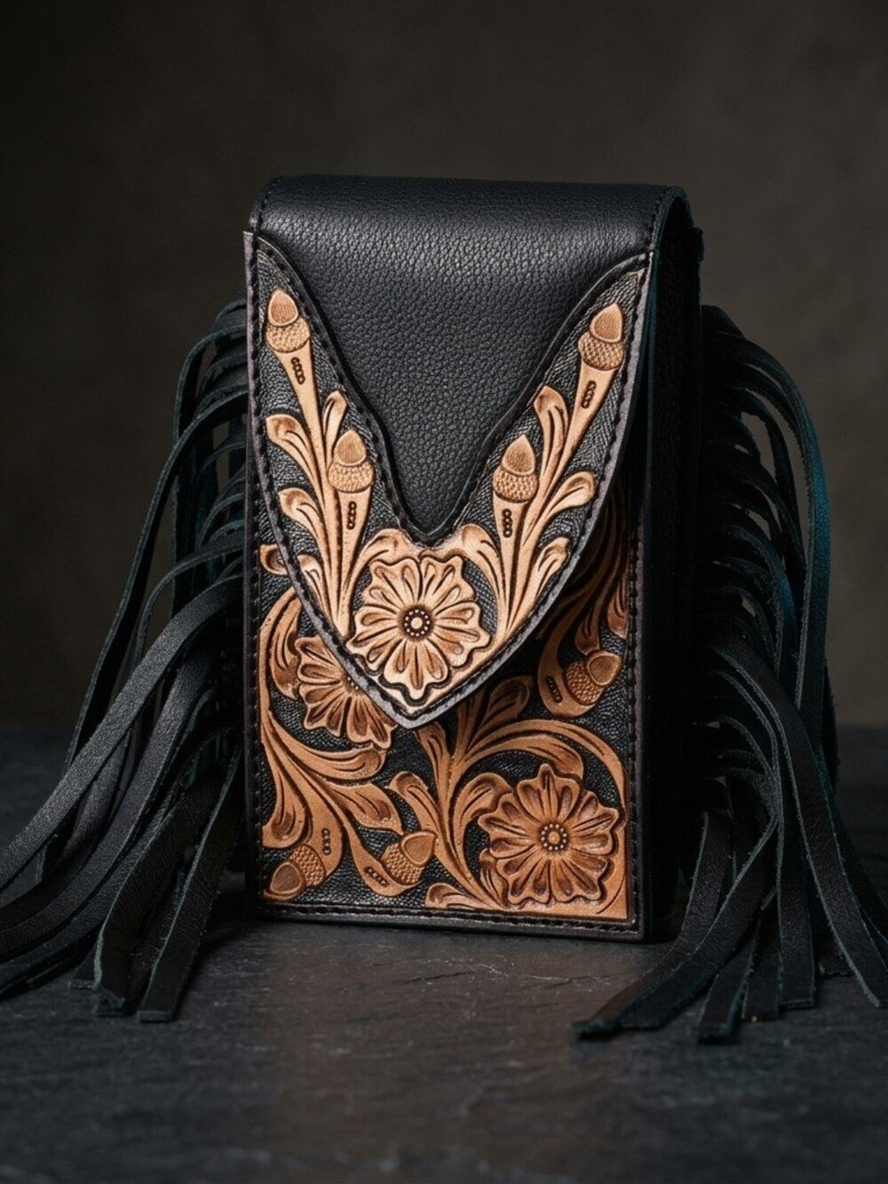 American Darling Desert Bloom Fringe  Phone Crossbody