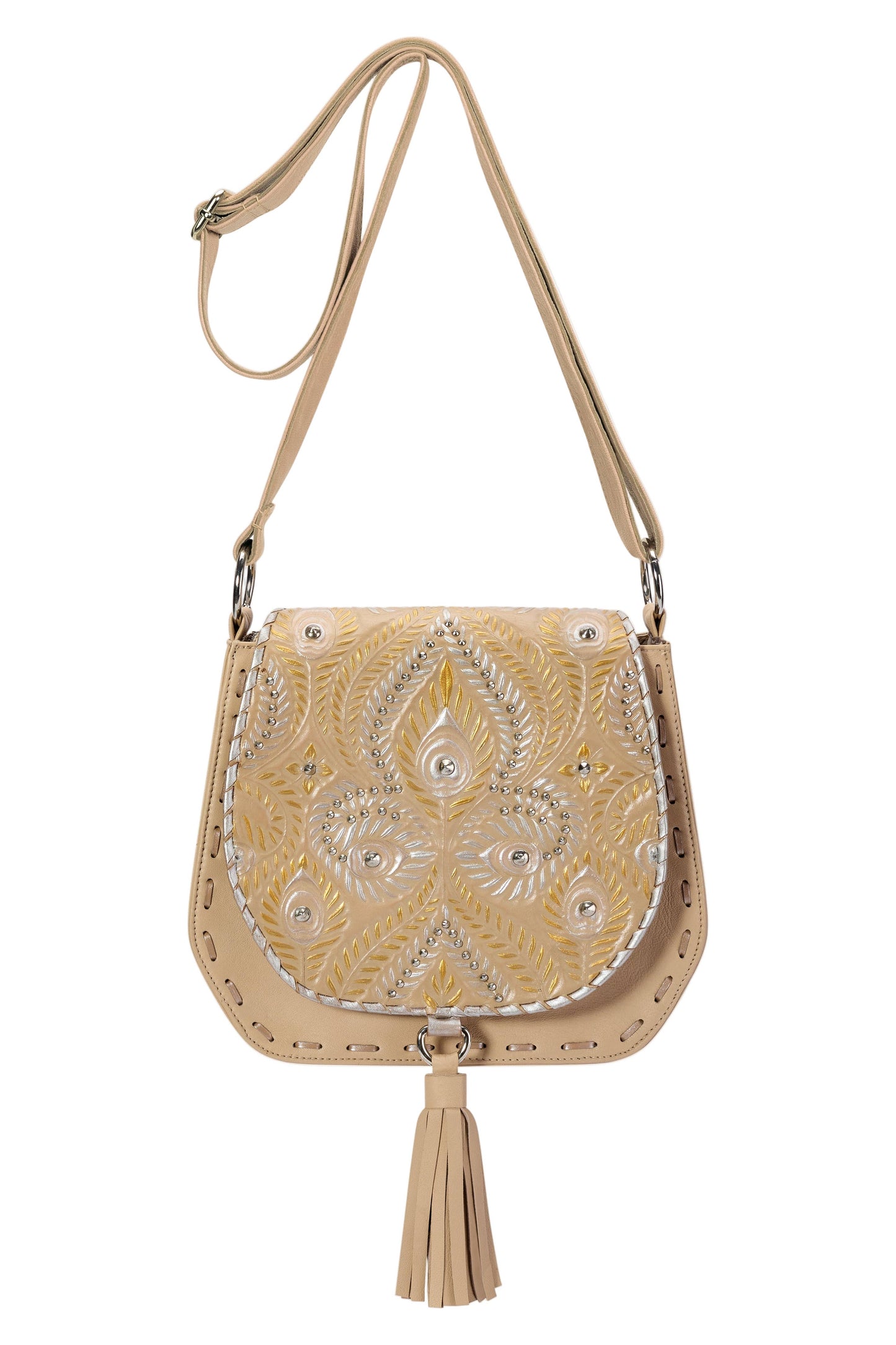 Grace Stud Bag Ivory
