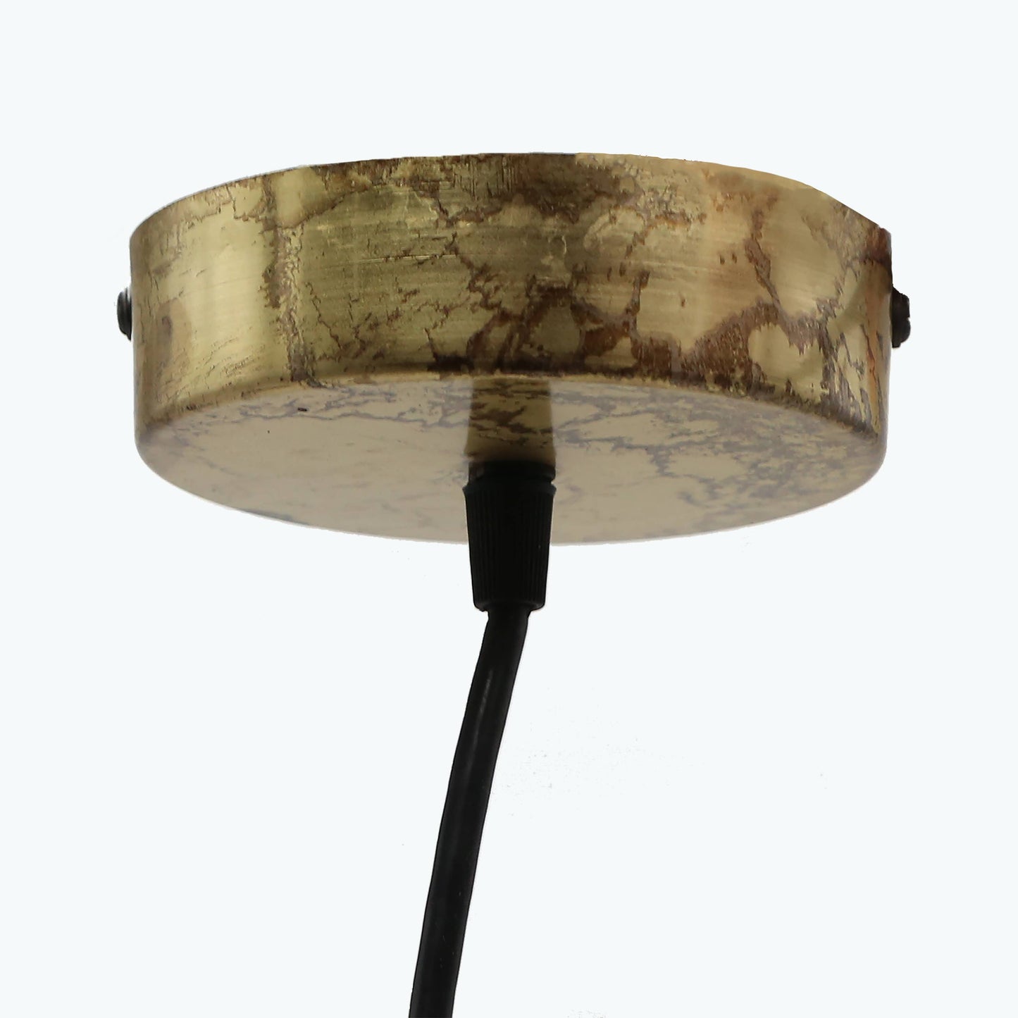14"H Kaden Golden Subway 1-Light Pendant