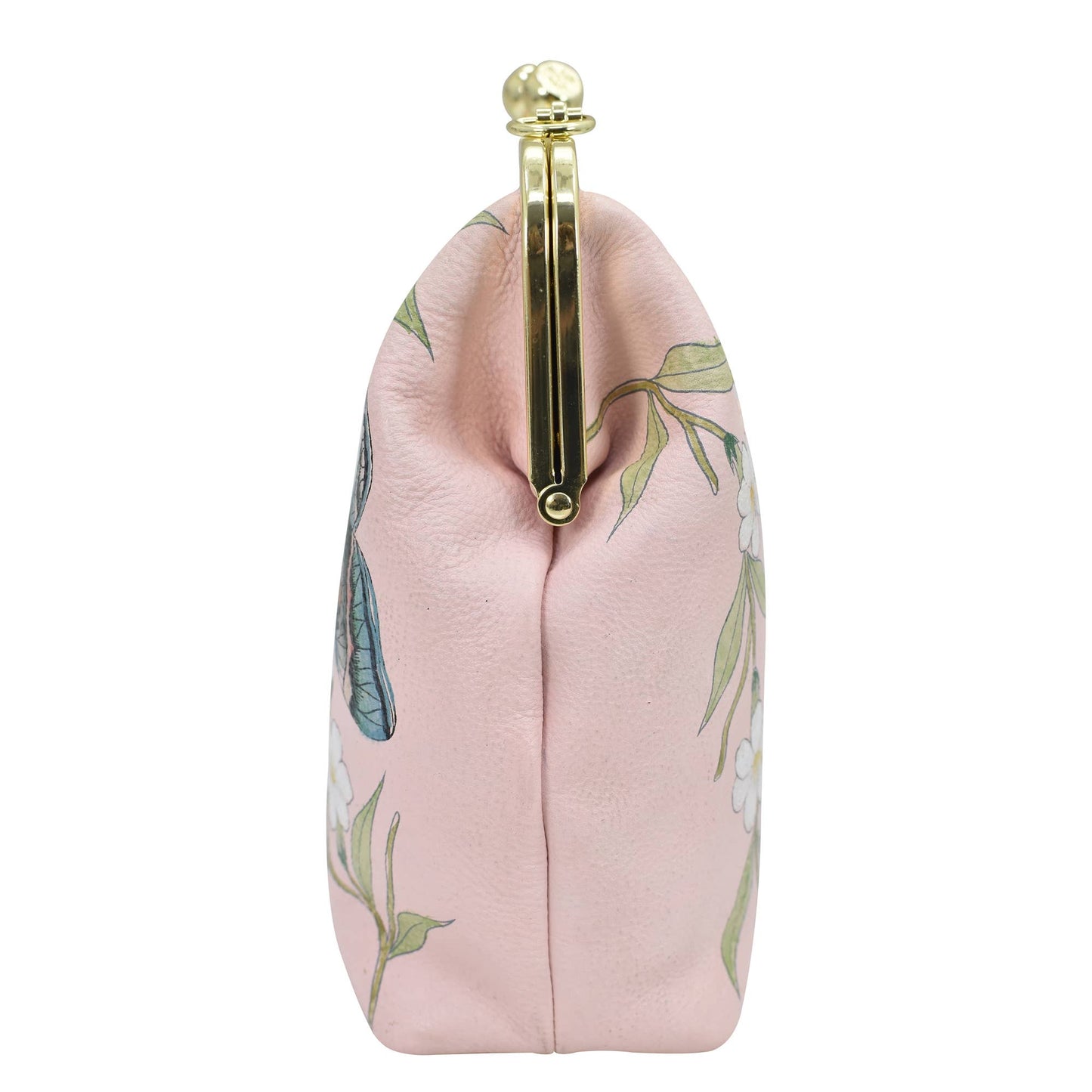 Anuschka Mediumkisslock Frame Crossbody - 700 Butterflys- dusty pink