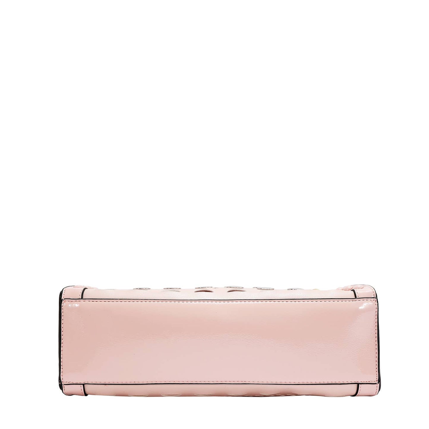 SILVER POP STUD SATCHEL BAG