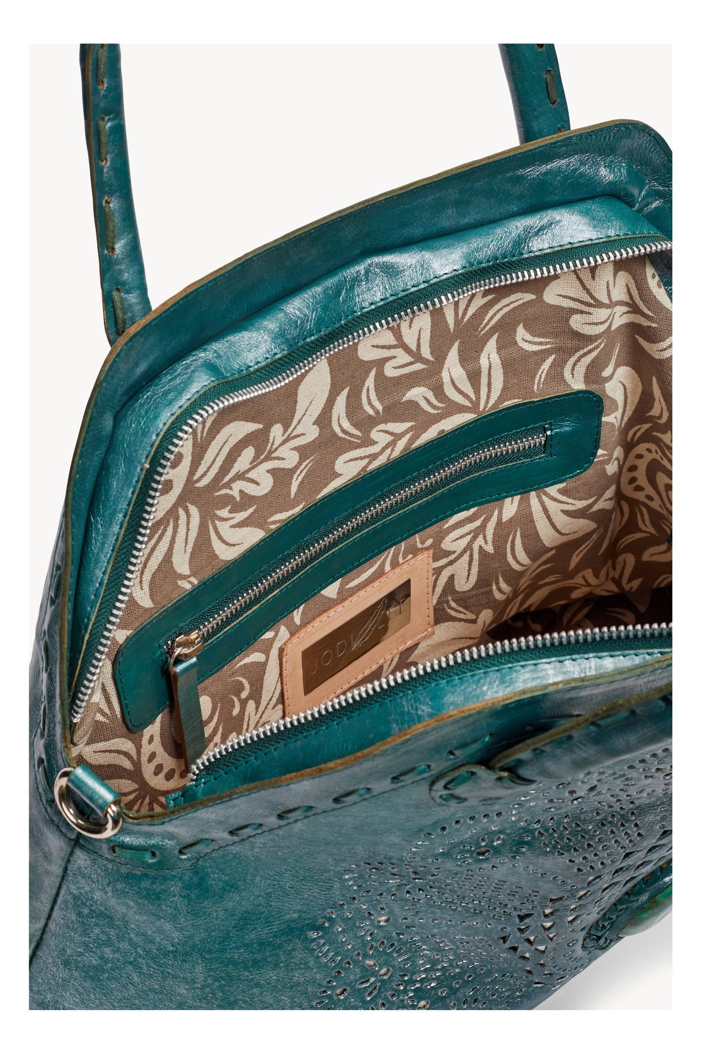Mini Queen Deus Bag Metallic Teal
