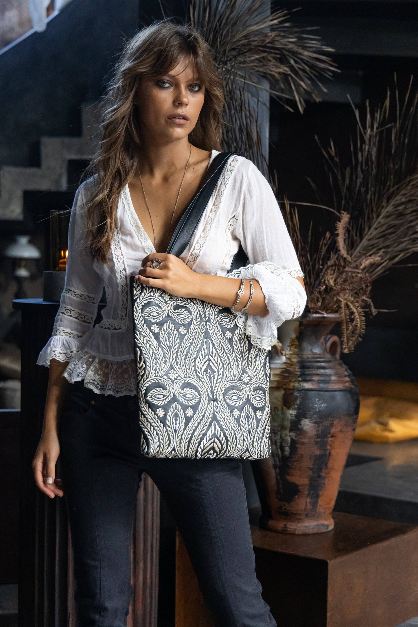 All That Jazz Shopping Bag Black