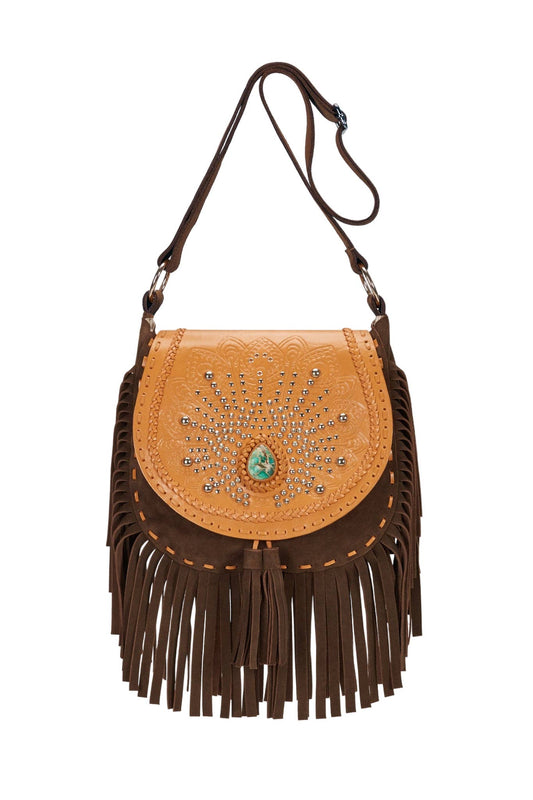 Deus Peacock Bag Antique Tan/Dark Choc