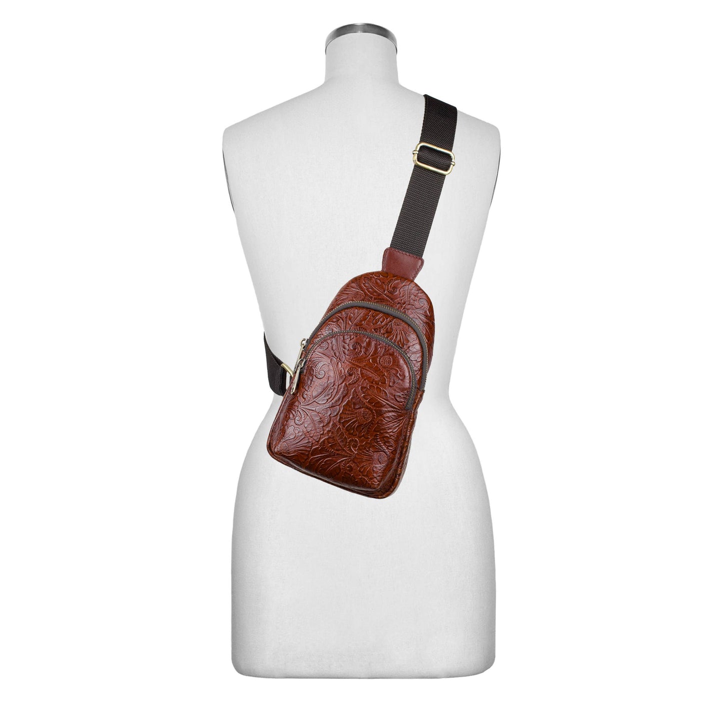 Louetta Sling - Brazilian Supple Tooled