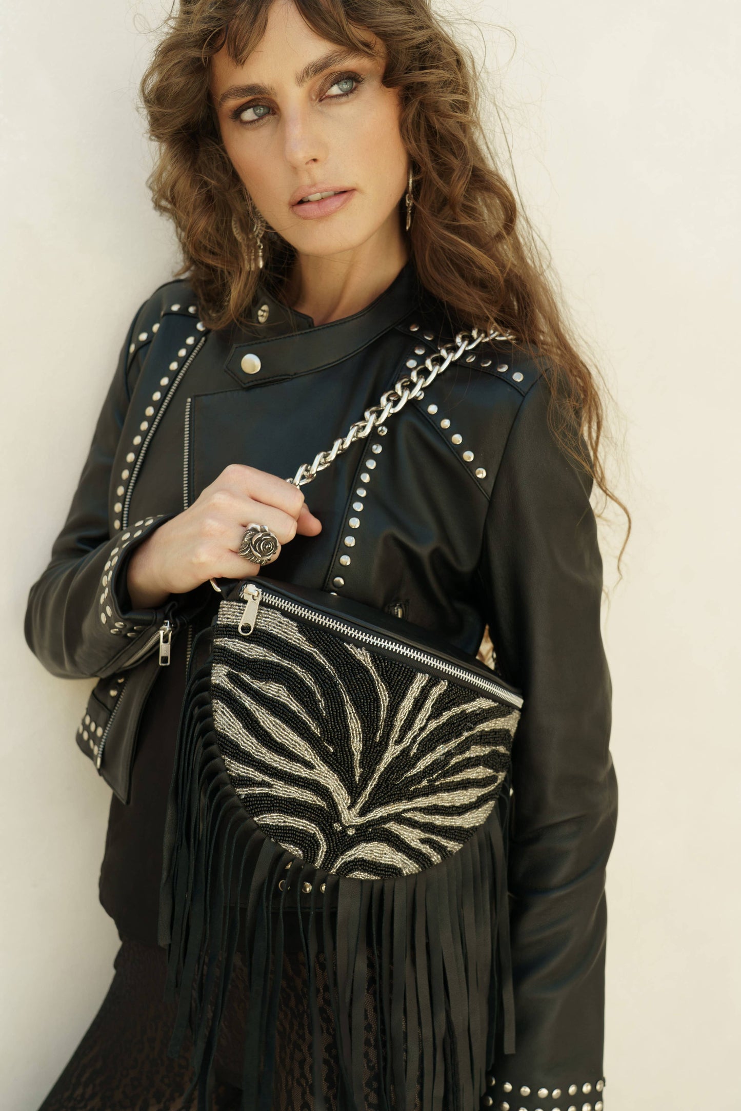Ziggy Belt Bag Black/Silver
