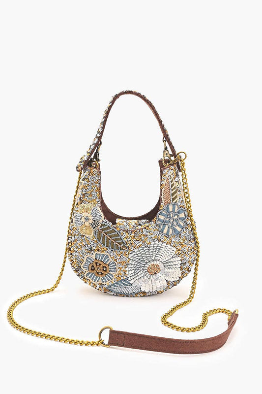 America & Beyond Golden Hour Shimmer Mini Bag w/ Crossbody Strap