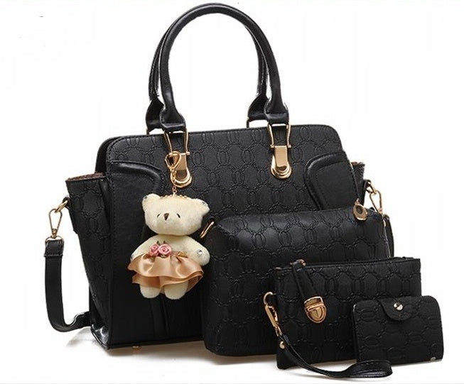 New package four-piece ladies bag tide wild handbag shoulder Messenger bag