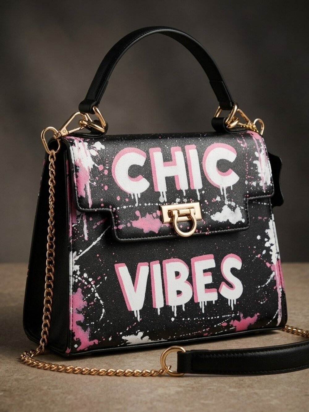 Chic Vibes Statement Crossbody Bag