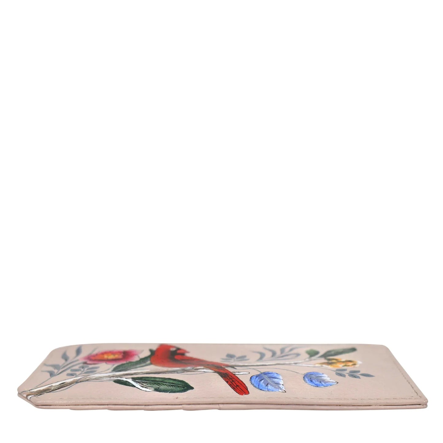 Anuschka Cardinal Family RFID Blocking Card Case with Coin Pouch - 1140
