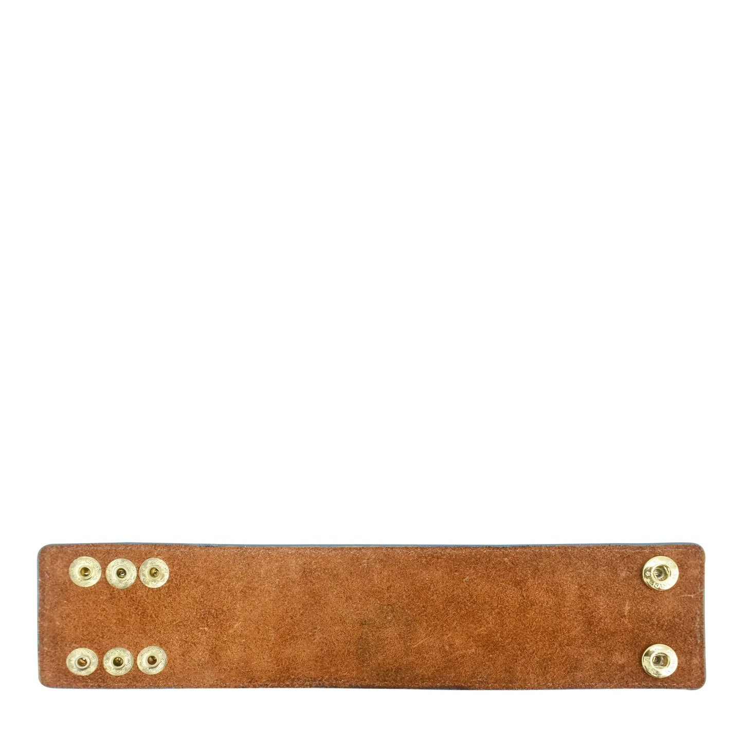 Anuschka Croc embosseed daydream ombre Painted Leather Cuff bracelet pink and green- 1176