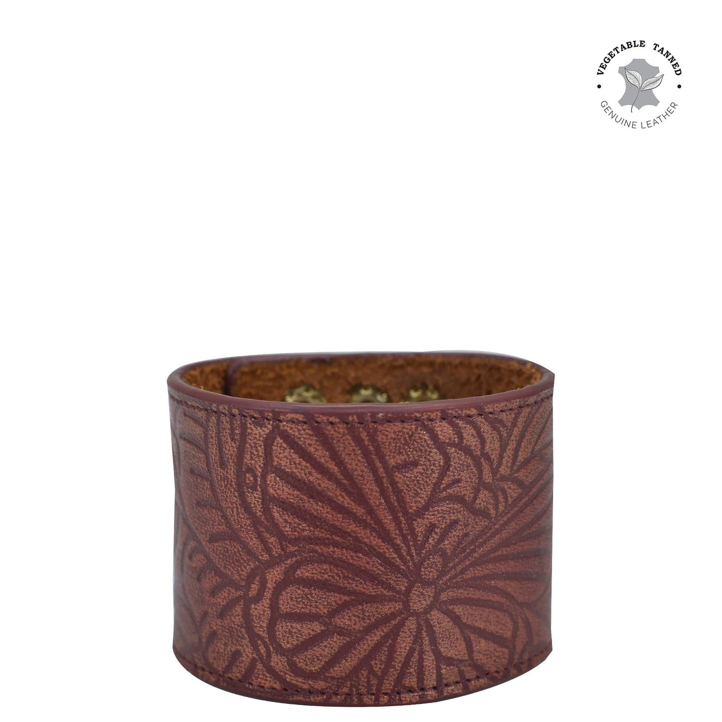 Painted Leather Cuff - 1176