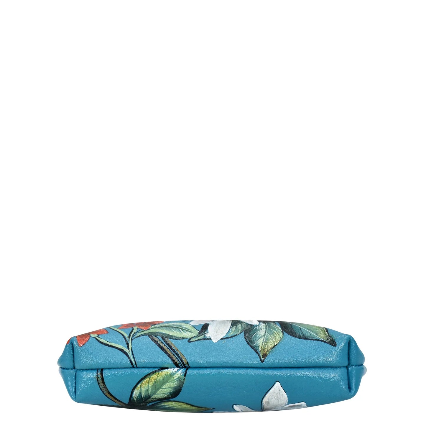 Anuschka royal Garden turquoise Clasp Pouch With Key Fobs - 1177