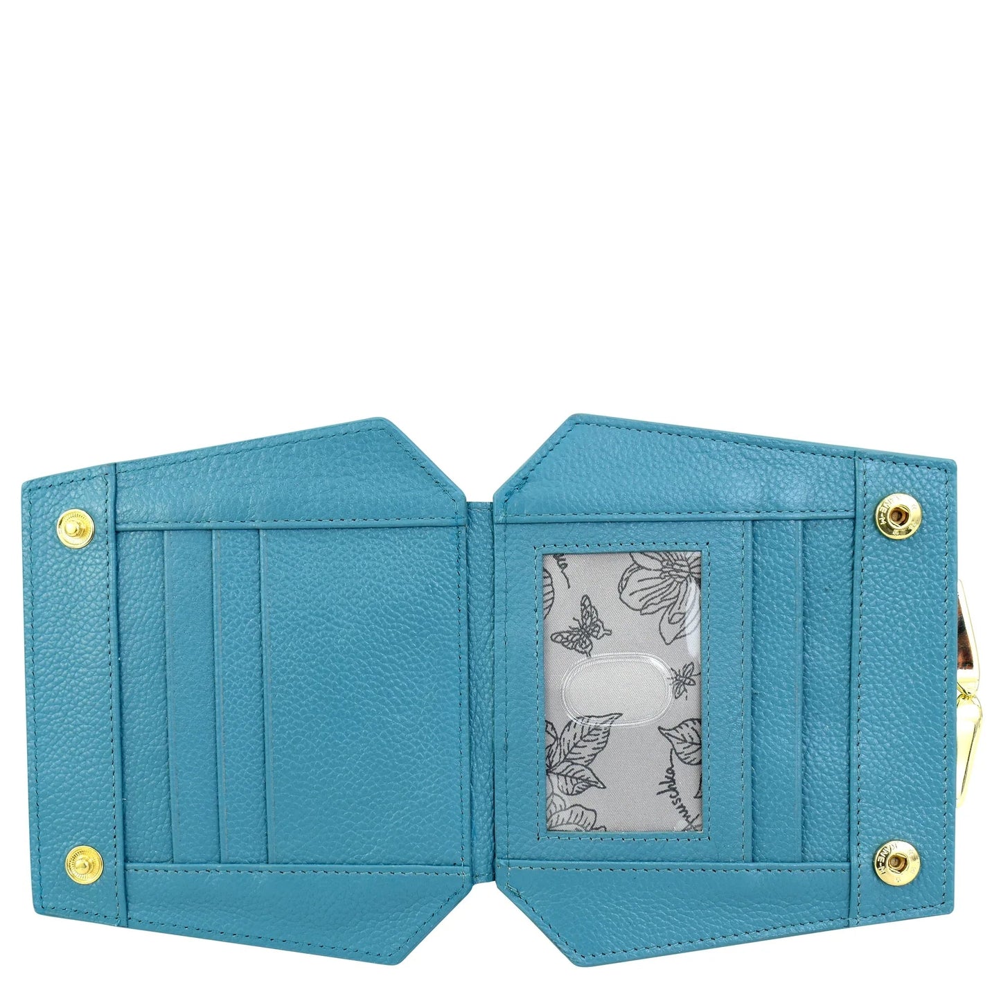 Anuschka Colorful Island Two Fold French Wallet - 1181