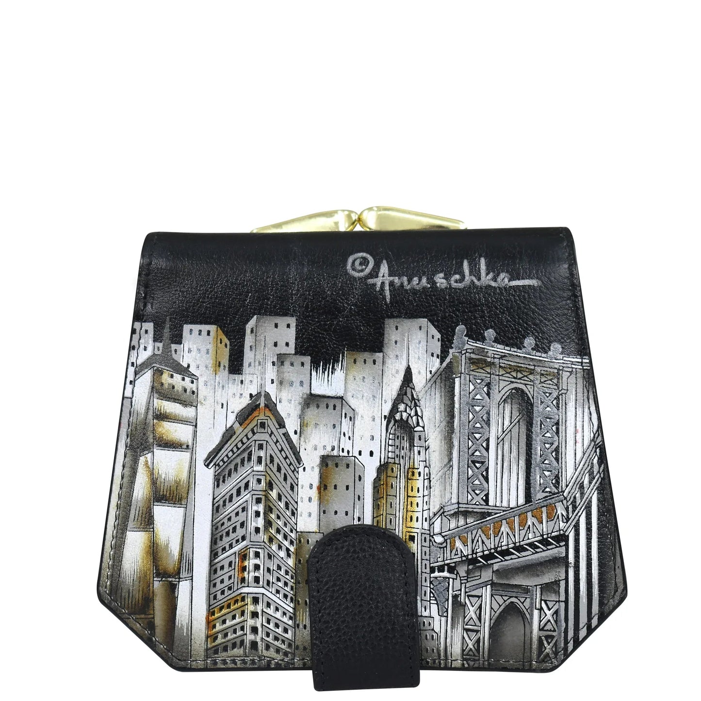 Anuschka City of Dreams Two Fold French Wallet - 1181