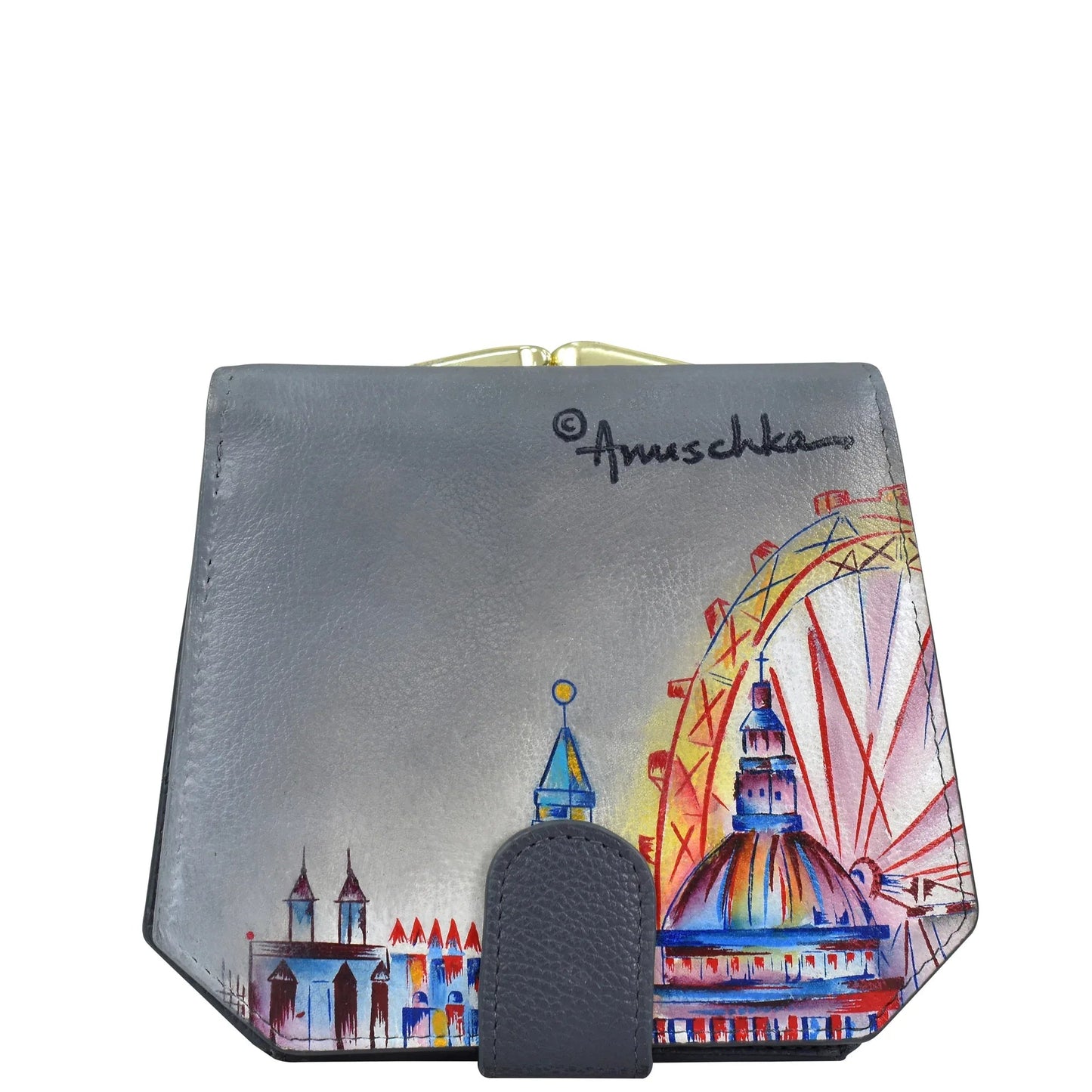 Anushcka Royal City London Two Fold French Wallet - 1181