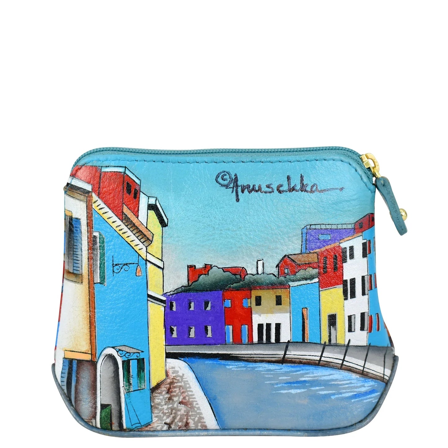 Anuschka Colorful Island Multi Purpose Zip Pouch - 1182