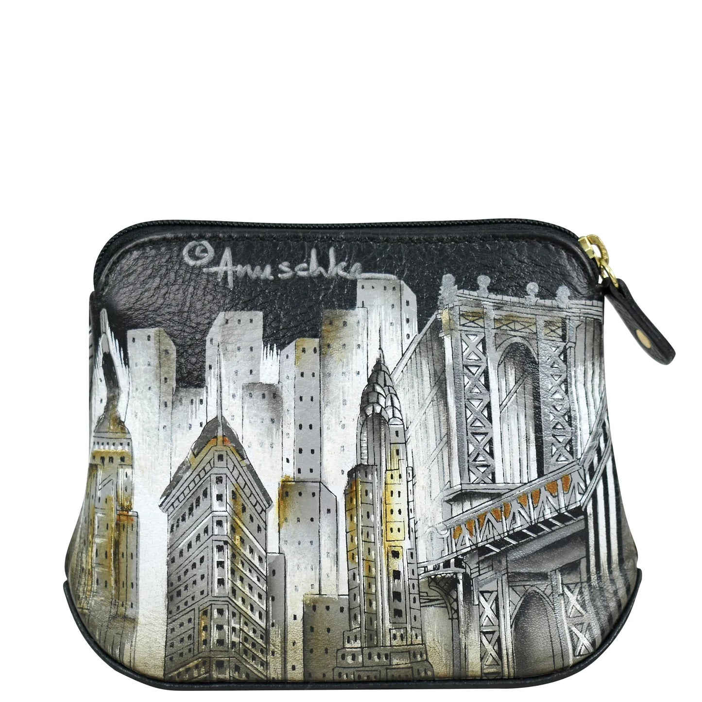 Anuschka City of Dreams Multi Purpose Zip Pouch - 1182