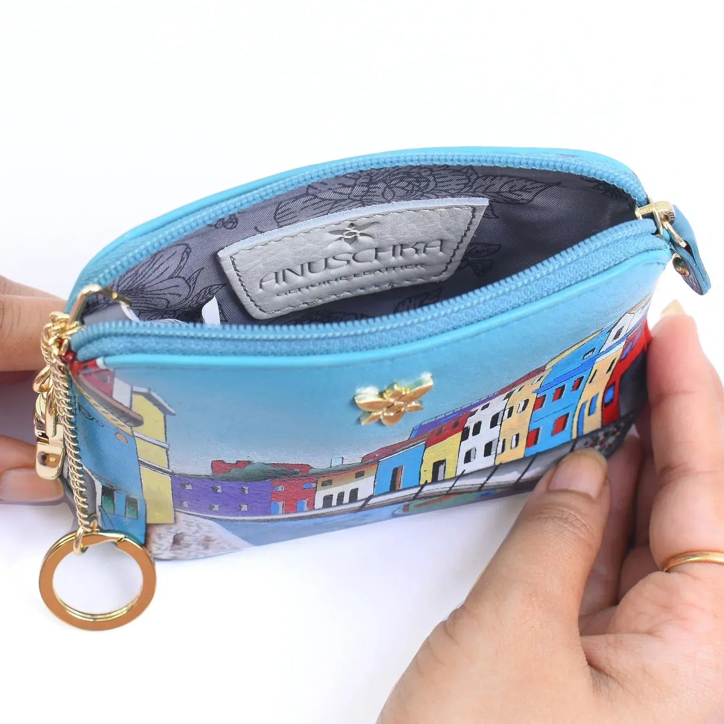 Anuschka Colorful Island Multi Purpose Zip Pouch - 1182