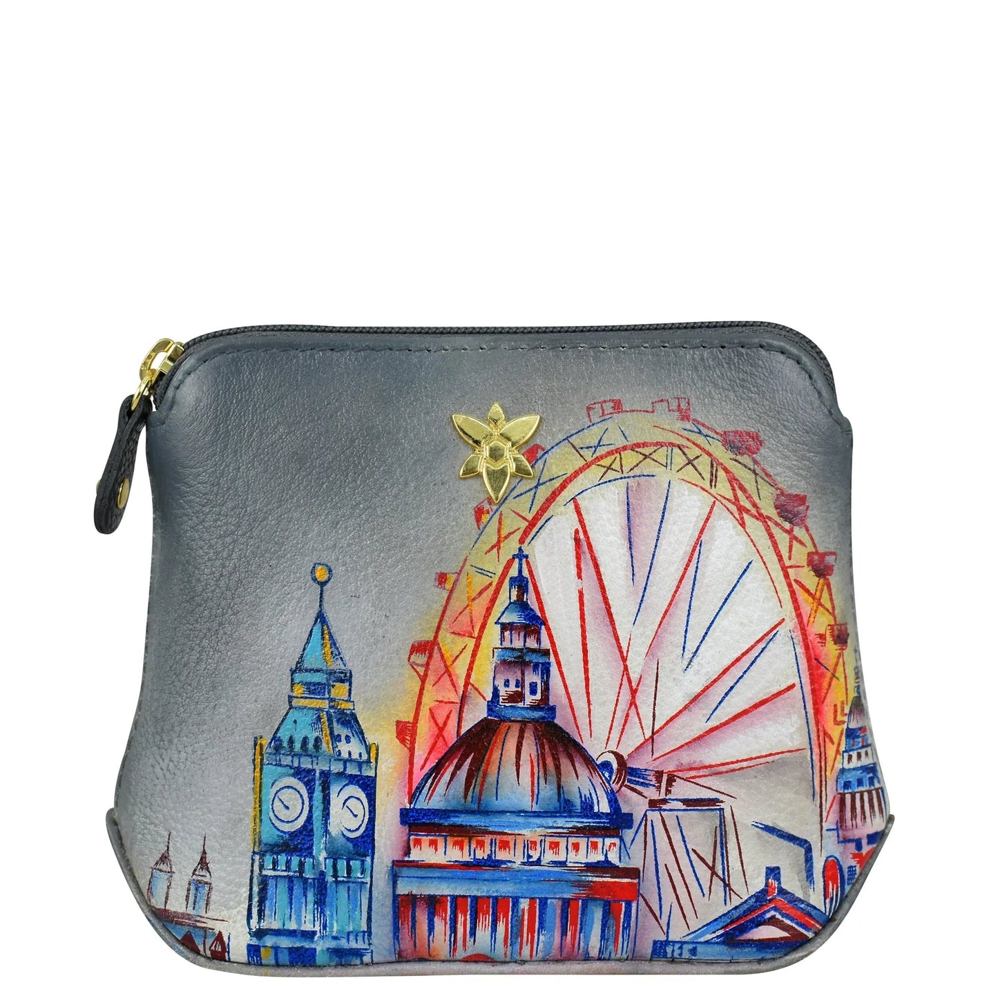 Anuschka Royal City London Multi Purpose Zip Pouch - 1182