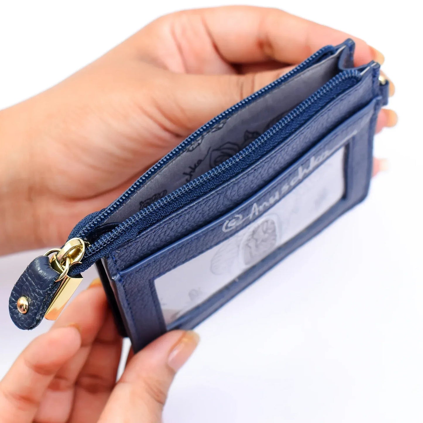 Anuschka Butterfly Blossoms Card Case wallet - 1183
