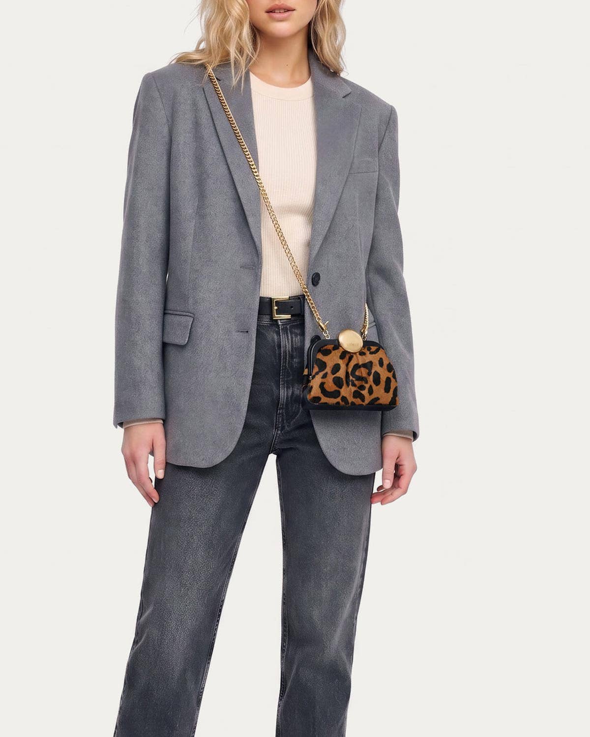 Full Circle Micro Frame Chain Crossbody