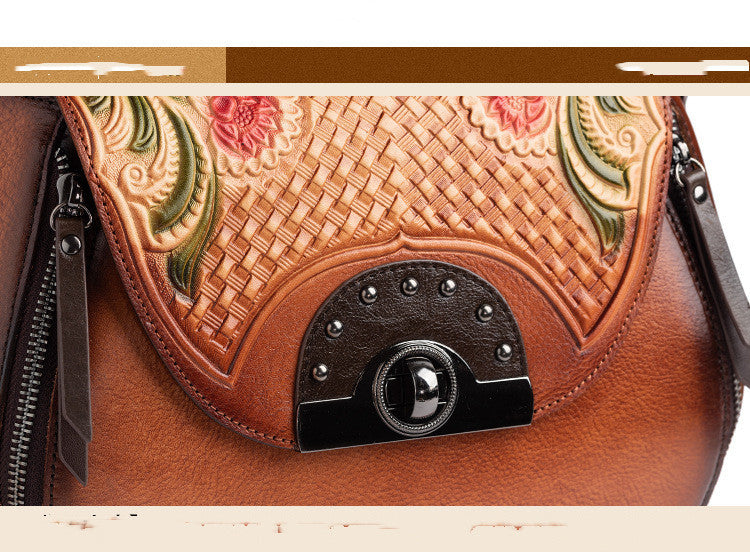 "The Fresh and Sweet"  Retro embossed handbag