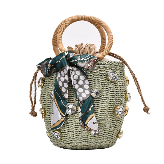 Woven bag high-quality handbag