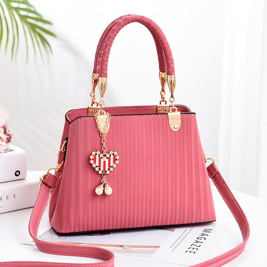 "The Caroyln" Stripped Handbag